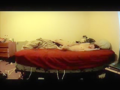 My s ister masturbating on bed