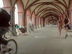 Naked petite beauty public disgraced