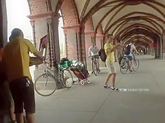 Naked petite beauty public disgraced