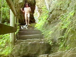 Naked twerking and ass flashing in public by Mark Heffron