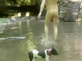 Naked twerking and ass flashing in public by Mark Heffron