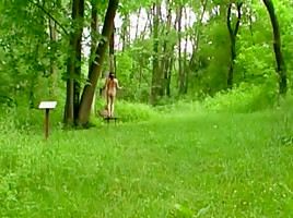 Naked twerking and ass flashing in public by Mark Heffron