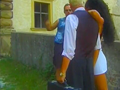 Nancy Sweet, Magda Polak And Alli Rae In Dissolute Dude Fool Around With Couple Of Young Girl From Eu