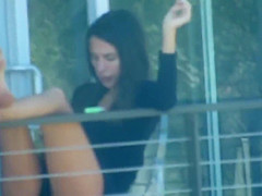 Neighbor Girl Goes Legs Up!
