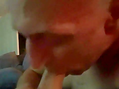 Neighbor sucking my cock in the basement wife upstairs