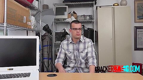 Nerdy Queer Sucks Titanic Coalblack Cock In Interracial Gay Casting Porn Scene
