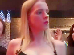 Nice sex kittens blow dick and enjoy banging and gangbang