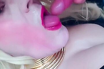 No 302 Huge Load Of Cum In Mouth After Being Fucked In Ass - Suleika Latex