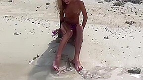Nude Beach - Little Tits teen 18+ Cutie Fuck & CIM Facial