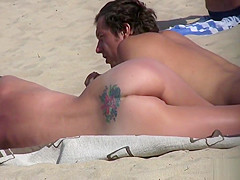 Nude beach horny couples Video HD 02