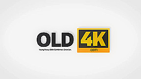 OLD4K  Beautiful Ellen Jess has wonderful sex with older partner