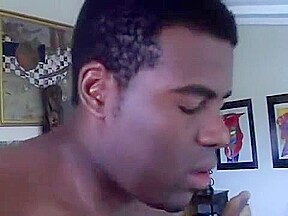 ONE UGLY FAT BLACK GUY FUCKEN WITH TWO CUTE BLACK GUYS FUCK ONE