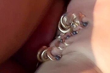 Old Blonde Slut From Germany Gets Her Pierced Muff Fucked
