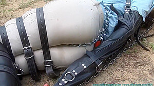 Outdoor Leather Bondage