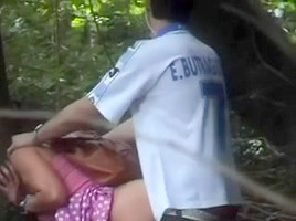 PAIR CAUGHT IN THE WOODS!!!!