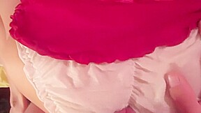 PANTY JOB WITH HAIRY PUSSY CUMSHOT