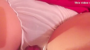 PANTY JOB WITH HAIRY PUSSY CUMSHOT