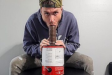 Painter Needs A Dildo & Hands Free Cum Break - Frankie Labido - Gay Boy