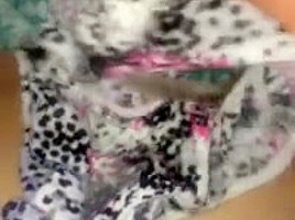 Panty lover indulging