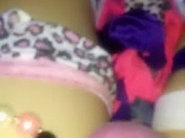 Panty lover indulging