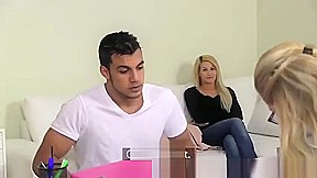 Passionate and erotic threesome casting