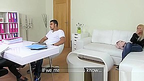Passionate and erotic threesome casting
