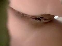Peephole in public toilet piss hunter