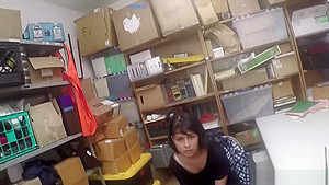Penelope Fucks And Sucks Officers Cock