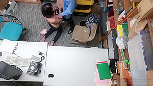 Penelope Fucks And Sucks Officers Cock