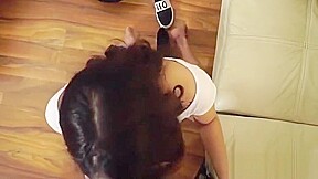 Persuading With Her Pussy Starring Penelope Cum