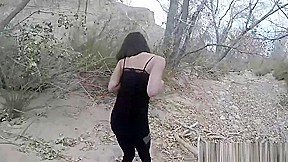 Petite Milf Outdoor Fuck & Facial POV