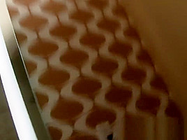 Phoebe creampied in the bathroom
