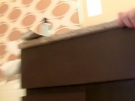 Phoebe creampied in the bathroom