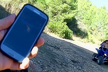 Pick Up Girl With Big Naturel Tits Rides Hard Cock Outdoors
