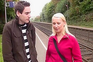 Picking Up A German Bitch On The Street - Gina Blonde