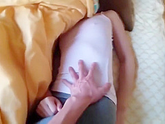 Playing With Hairy Pussy Of Petite Asian Babe