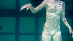 Polcharova Stipping And Enjoying Underwater Swimming