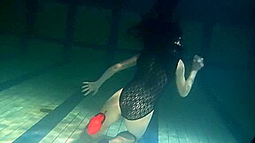 Polcharova Stipping And Enjoying Underwater Swimming