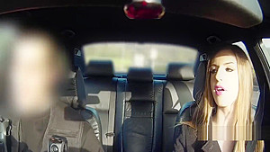 Policeman fuck sexy arse on backseat