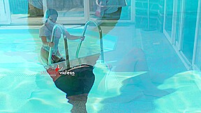 Poolside panties starring Zuzu Sweet