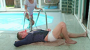 Poolside panties starring Zuzu Sweet