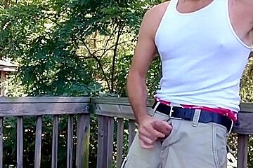 Pounding My Pecker On The Public Pier - Verbal, Cumshot