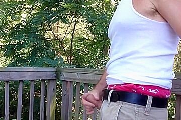 Pounding My Pecker On The Public Pier - Verbal, Cumshot