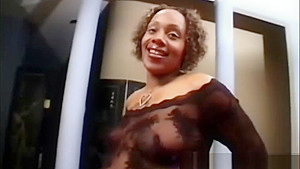 Preggo ebony slut needs big meat inside her mouth
