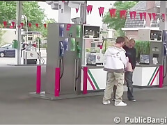Pregnant Girl At 8th Month Gangbanged The Gas Station