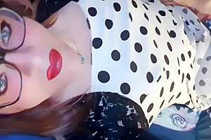 Princess Bunnie In Crossdresser Milf Masturbates