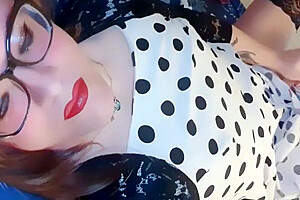 Princess Bunnie In Crossdresser Milf Masturbates