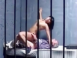 Prison Babe Getting Sucked And Fucked After Sucking Old Guy