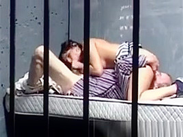 Prison Babe Getting Sucked And Fucked After Sucking Old Guy