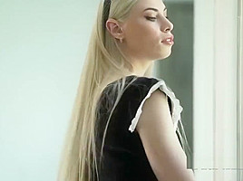 Private com - Horny maid in a threeway